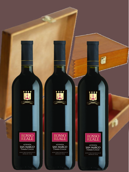 Gift wrapped Triple Wine